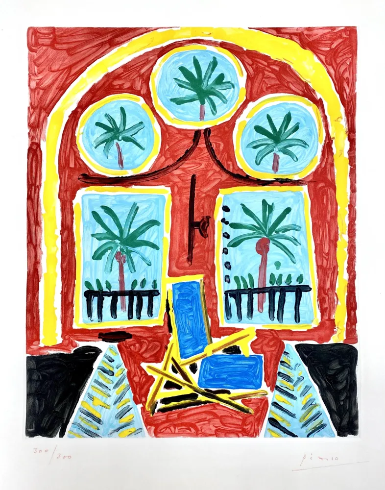 飞尘腐蚀法 Picasso - La Californie (Interieur Rouge)