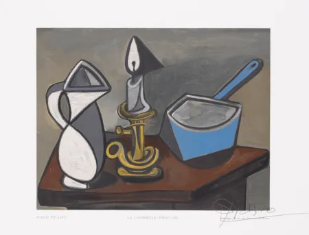 木刻 Picasso - La casserole émaillée