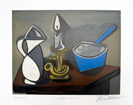 木刻 Picasso - La Casserole Émaillée