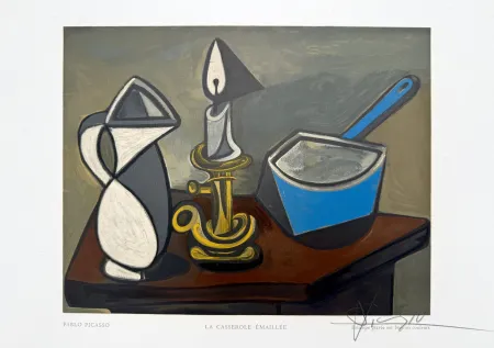 木刻 Picasso - La Casserole Émaillée