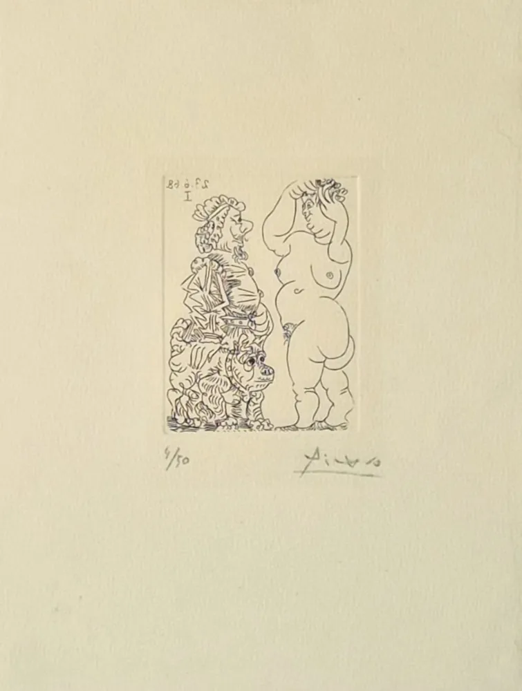 版画 Picasso - La Celestine, from Série 347