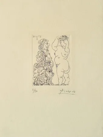 版画 Picasso - La Celestine, from Série 347