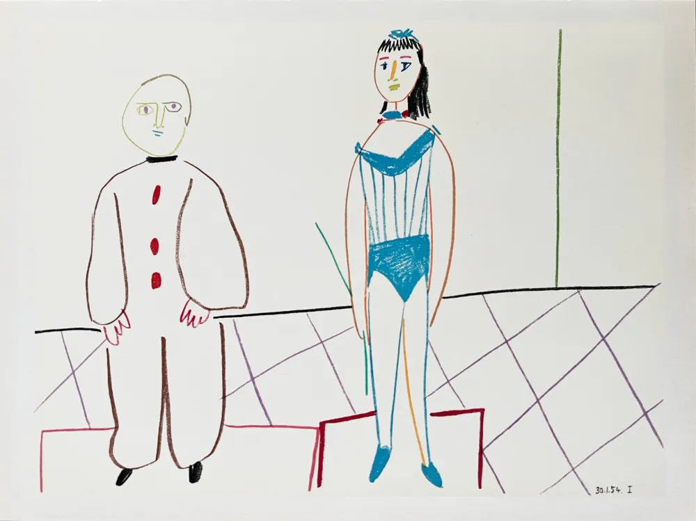 石版画 Picasso - La Comédie Humaine