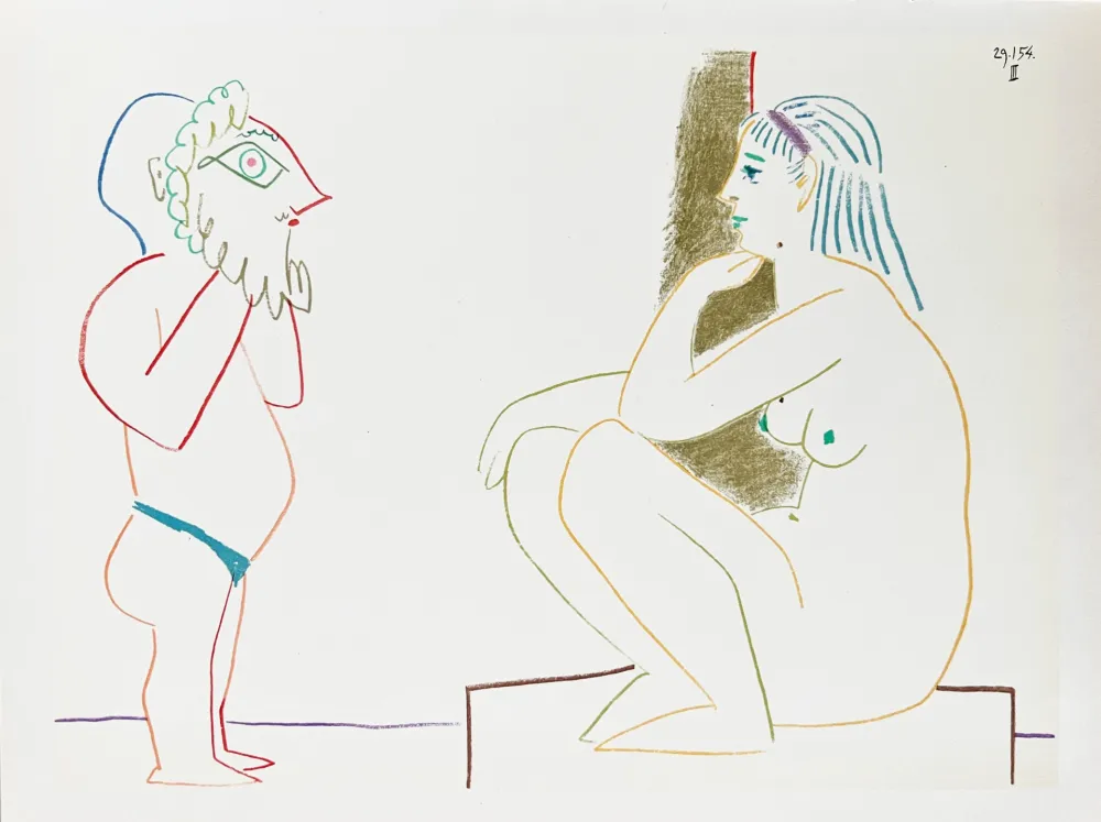 石版画 Picasso - La Comédie Humaine