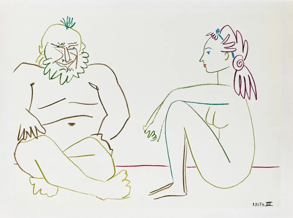 石版画 Picasso - La Comédie Humaine