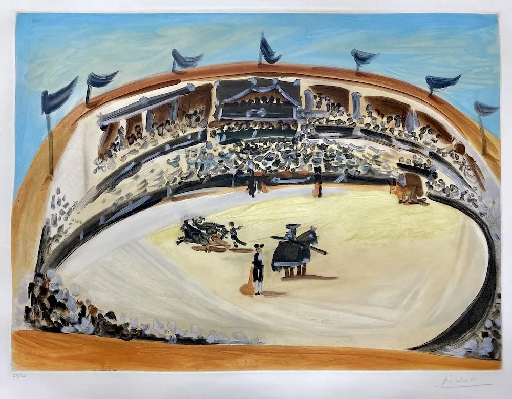 飞尘腐蚀法 Picasso - La Corrida