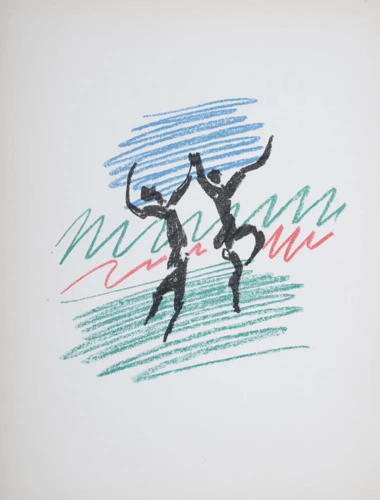 石版画 Picasso - La Danse, 1956
