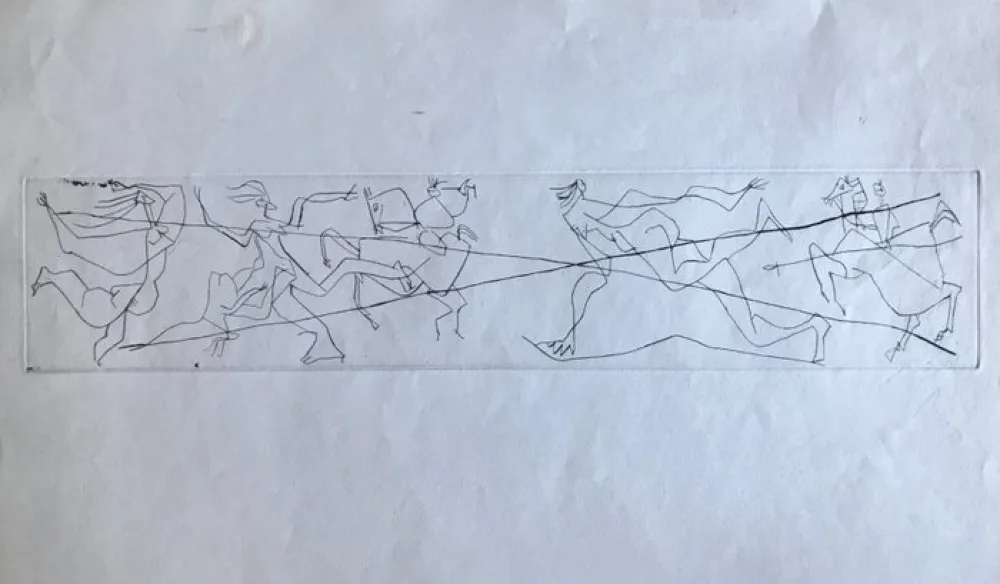 干刻版画 Picasso - La maigre