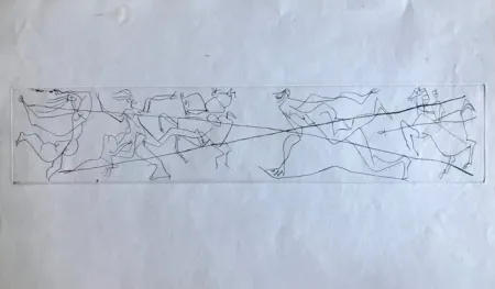 干刻版画 Picasso - La maigre