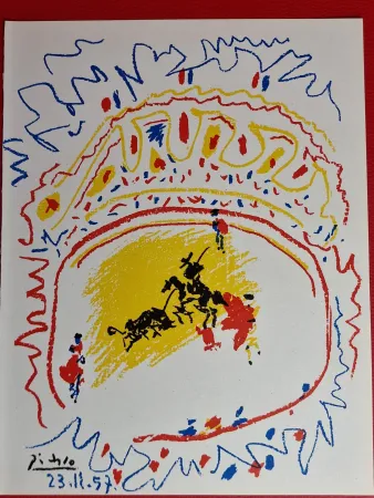 石版画 Picasso - La Petit Corrida 