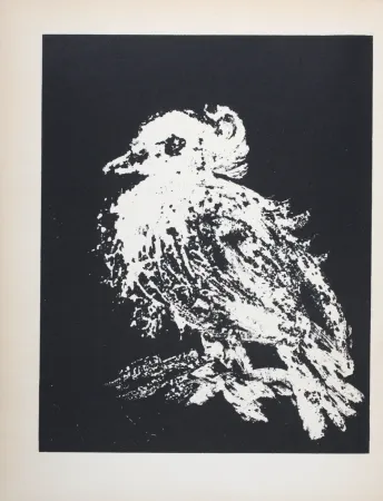 石版画 Picasso - La petite colombe, 1949