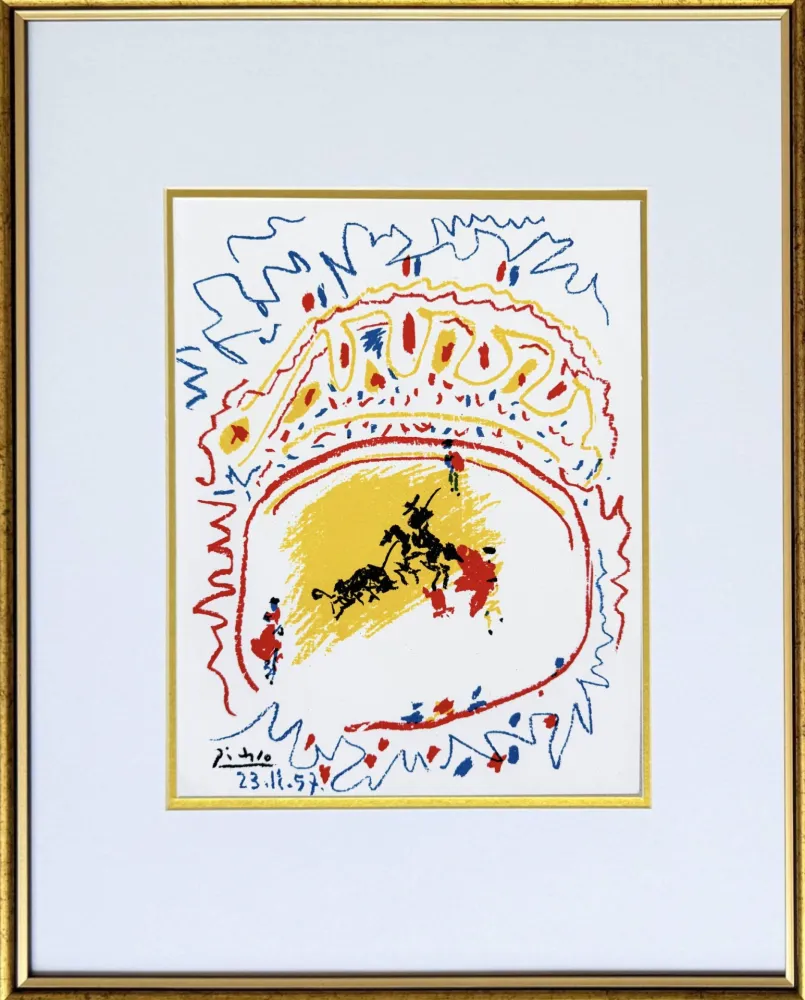 石版画 Picasso - La Petite Corrida