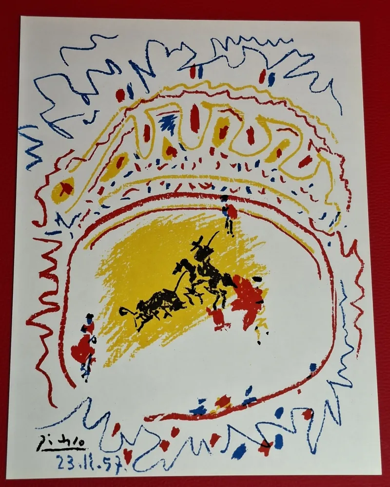 石版画 Picasso - La Petite Corrida 1957