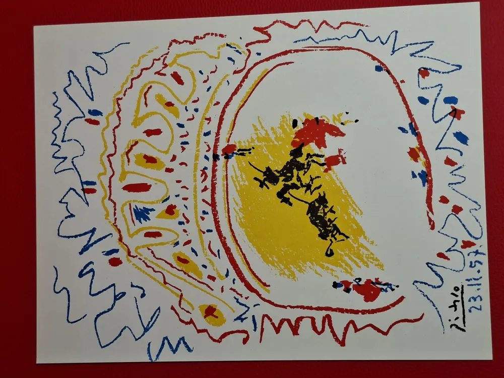 石版画 Picasso - La Petite Corrida 1957