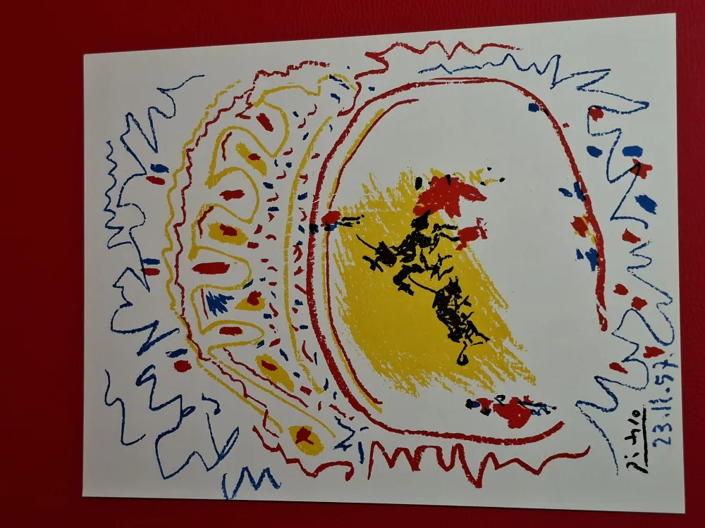 石版画 Picasso - La Petite Corrida 1957