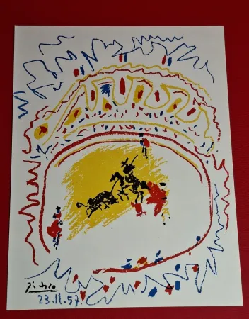 石版画 Picasso - La Petite Corrida 1957