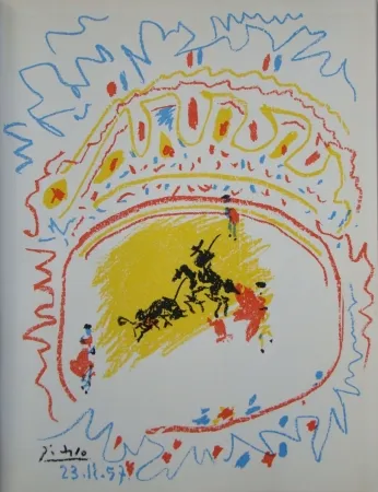 石版画 Picasso - La petite Corrida