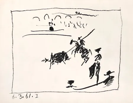 石版画 Picasso - La Pique