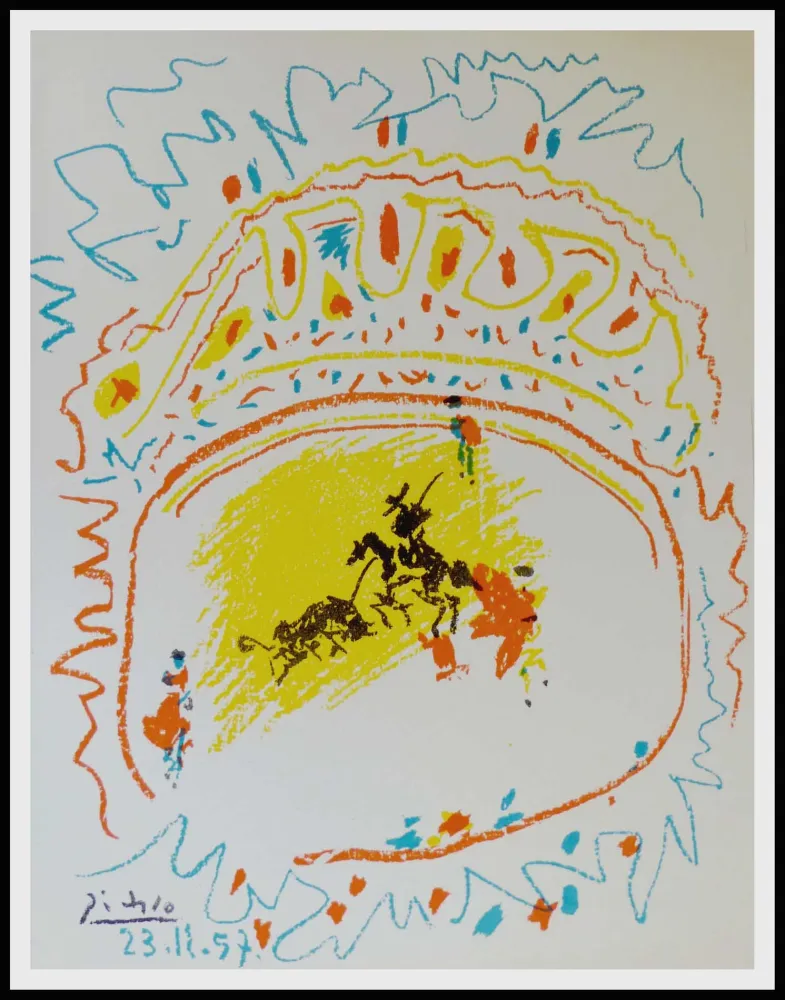 石版画 Picasso - La Pique (Corrida) 