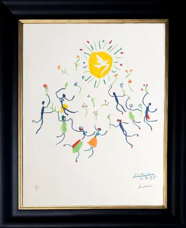 石版画 Picasso - La Ronde de l'amitié