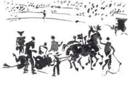 飞尘腐蚀法 Picasso - La Tauromaquia portfolio