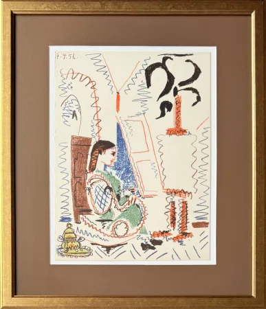石版画 Picasso - L'atelier de Cannes (The Cannes Studio)