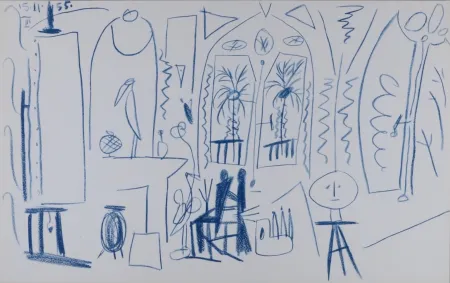 石版画 Picasso - L'Atelier de La Californie #13