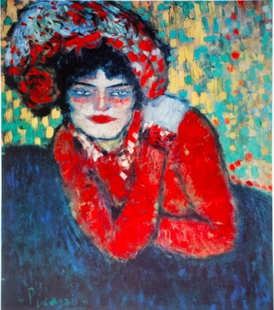 胶版印刷 Picasso - L'attente