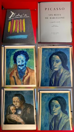 镂版印刷 Picasso - Le Bleus de Barcelone- Incomplete 