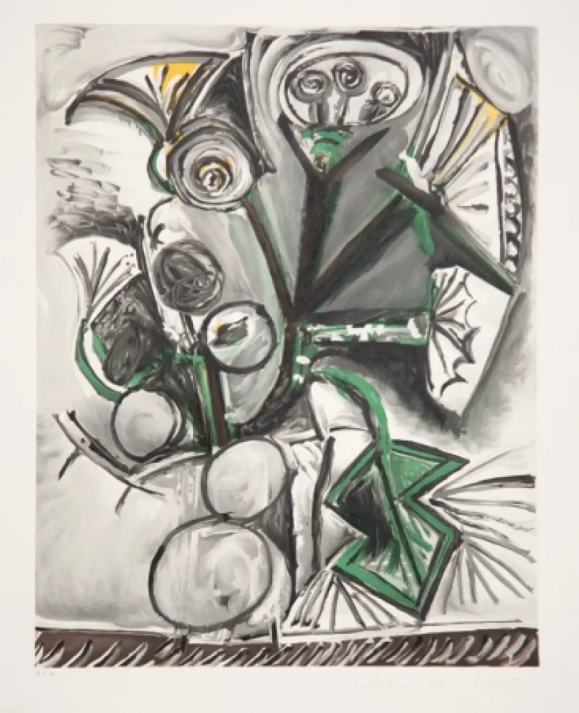 石版画 Picasso - Le Bouquet