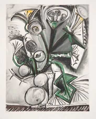 石版画 Picasso - Le Bouquet