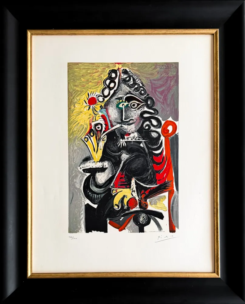 石版画 Picasso - Le cavalier 