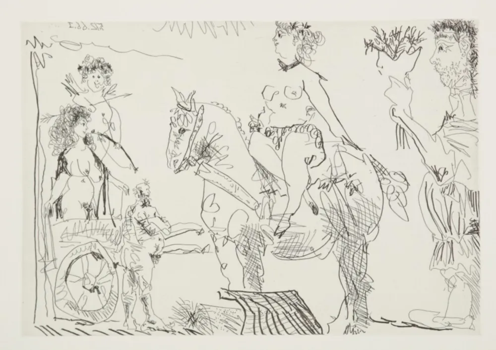 版画 Picasso - Le Cocu magnifique