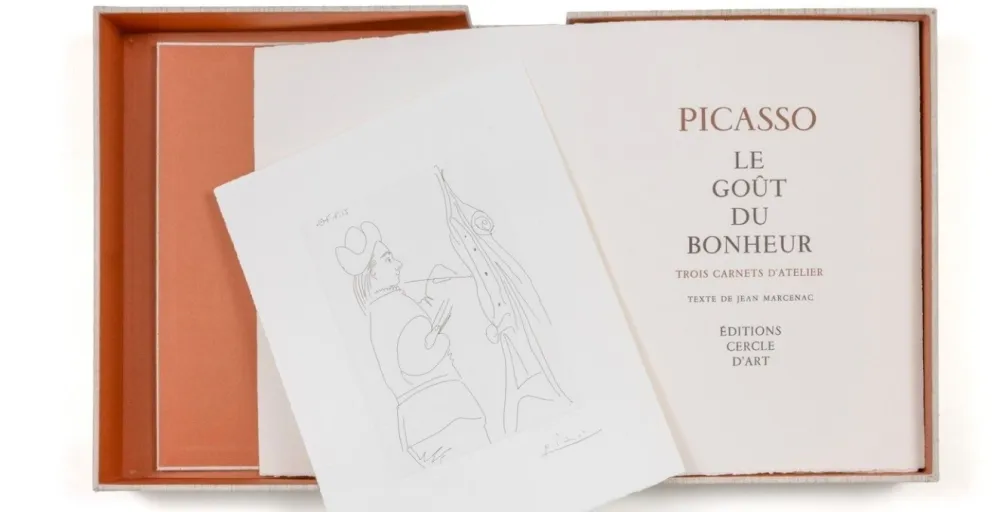 复数作品 Picasso - Le Goût de Bonheur Deluxe Edition with engraving