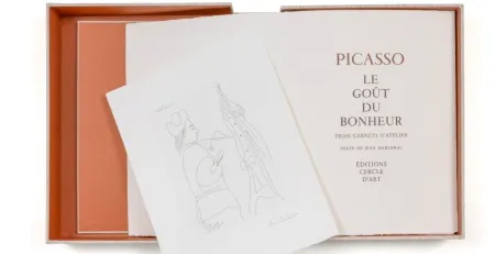 复数作品 Picasso - Le Goût de Bonheur Deluxe Edition with engraving