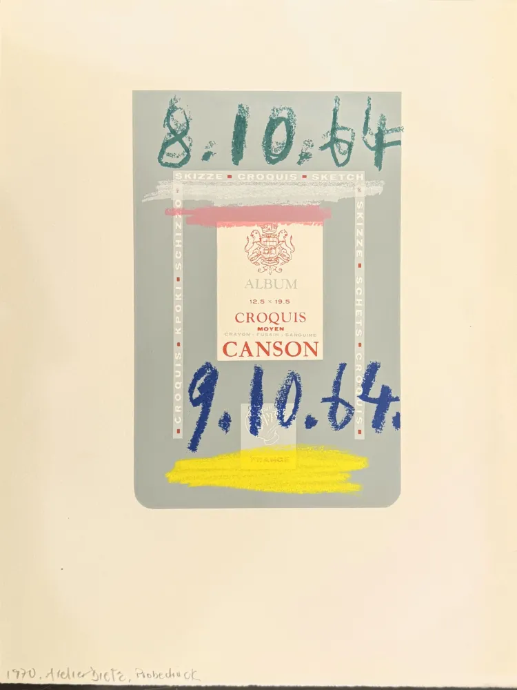 石版画 Picasso - Le goût du bonheur. Trois carnets d`atelier. 1970.