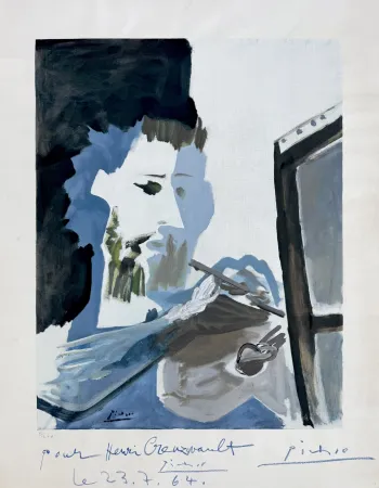 镂版印刷 Picasso - Le Peintre