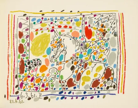 石版画 Picasso - Le Picador II 