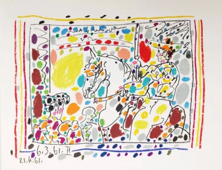 石版画 Picasso - Le Picador II