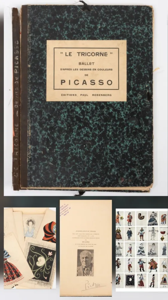 镂版印刷 Picasso - Le Tricorne 1920 -Handsigned 