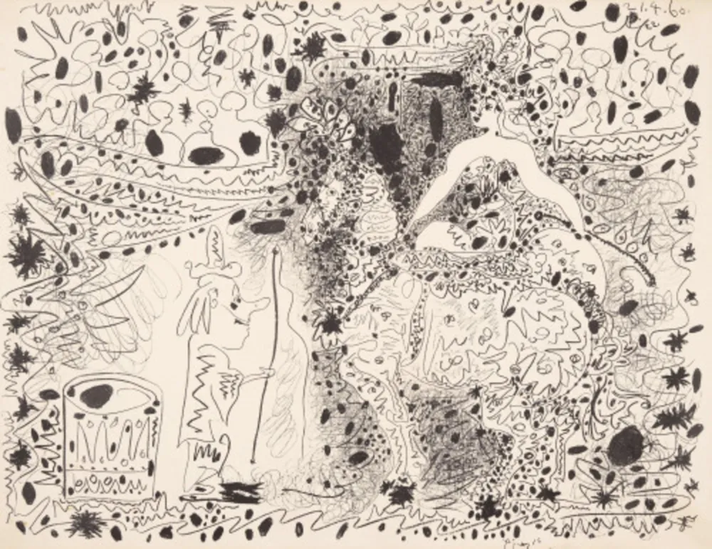 石版画 Picasso - L'Ecuyère