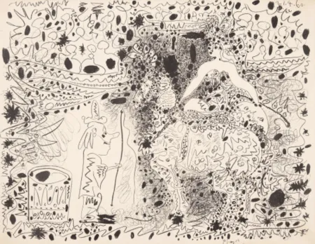 石版画 Picasso - L'Ecuyère