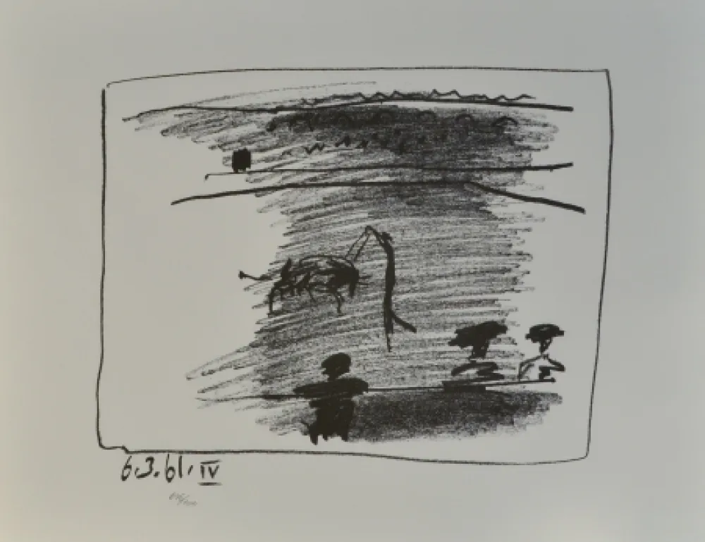 石版画 Picasso - Les Banderilles