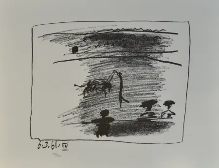 石版画 Picasso - Les Banderilles