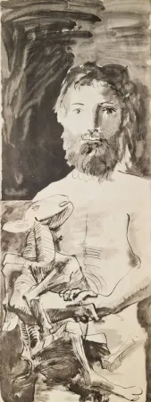 镂版印刷 Picasso - L'homme au mouton