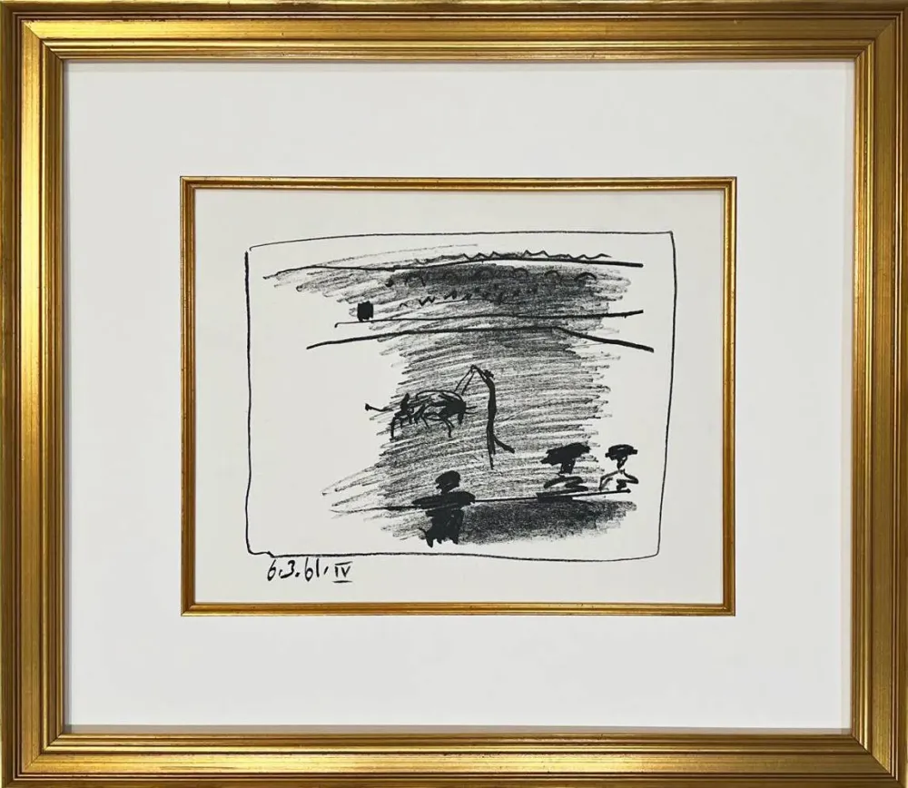 石版画 Picasso - Los Banderillos