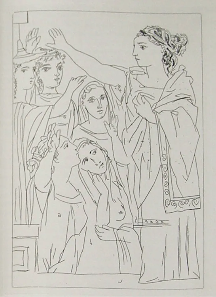 版画 Picasso - Lysistrata By Aristophanes (Signed Book)