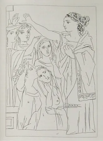 版画 Picasso - Lysistrata By Aristophanes (Signed Book)