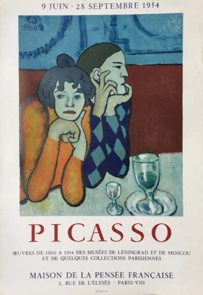 石版画 Picasso - Maison de la Pensée Française, Paris