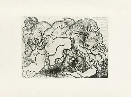 蚀刻版画 Picasso - 